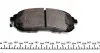 Фото Комплект гальмівних колодок передн, HONDA CIVIC VIII INFINITI FX, G, I35 NISSAN 200SX, ALTIMA, CEFIRO III, CUBE, JUKE, MAXIMA / MAXIMA QX V, MAXIMA VI, PRIMERA, PULSAR, QUEST 1.2-3.5 09.88 TEXTAR (2156201) зображення 4