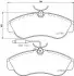 Комплект гальмівних колодок передн, CITROEN JUMPER I, JUMPER II FIAT DUCATO PEUGEOT BOXER 1.9D-2.8D 02.94-06.06 TEXTAR (2179901) зображення 1