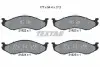 Комплект гальмівних колодок передн, JEEP CHEROKEE, COMANCHE, GRAND CHEROKEE I, WRANGLER I, WRANGLER II KIA CARNIVAL I 2.1D-5.9 10.84-04.07 TEXTAR (2182202) зображення 1