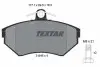 Комплект гальмівних колодок передн, AUDI 100 C3, 80 B3, A4 B5 SEAT AROSA, CORDOBA, CORDOBA VARIO, IBIZA II, INCA, TOLEDO I VW CADDY, CADDY II, GOLF III, GOLF IV, LUPO I 1.0-2.3 08.86-06.09 TEXTAR (2194502) зображення 1