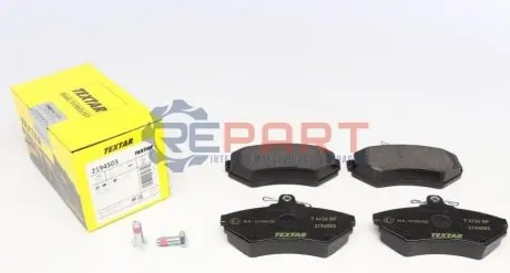 Комплект гальмівних колодок передн, AUDI 100 C3, 80 B3, A4 B5 VW PASSAT B5 1.6-2.6 08.86-09.01 TEXTAR 2194503
