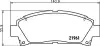 Комплект гальмівних колодок передн, TOYOTA AVENSIS, CALDINA, CARINA E VI, MR2 II 1.6-2.0D 12.89-02.03 TEXTAR (2196102) зображення 1