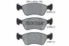 Комплект гальмівних колодок передн, TOYOTA AVENSIS 1.6-2.0D 09.97-02.03 TEXTAR (2197502) зображення 1