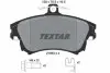 Комплект гальмівних колодок передн, VOLVO S40 I, V40 MITSUBISHI CARISMA, COLT CZC VI, COLT VI SMART FORFOUR 1.3-2.0D 05.95-06.12 TEXTAR (2198304) зображення 1