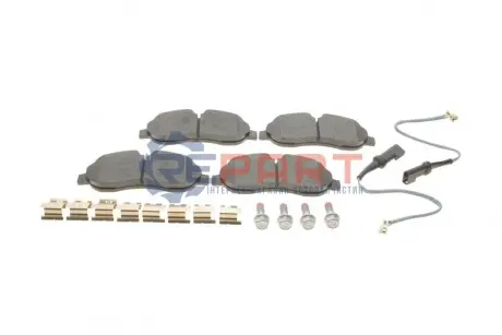 Комплект гальмівних колодок передн, FORD TOURNEO CUSTOM V362, TRANSIT CUSTOM V362, TRANSIT V363 FORD USA TRANSIT-150, TRANSIT-250, TRANSIT-350 1.0H-Electric 09.12 TEXTAR 2203401 Купити в Україні