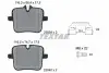 Фото Комплект гальмівних колодок задн, BMW 5 (G30, F90), 7 (G11, G12), 8 (G14, F91), 8 (G15, F92), 8 GRAN COUPE (G16, F93), X5 (G05), X5 (G05, F95), X6 (G06, F96), X7 (G07) 3.0-6.75 12.16 TEXTAR (2203901) зображення 2