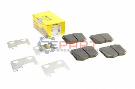 Колодки гальмівні (передні) MB E-class (W213) 19- (Brembo) Q+ TEXTAR 2206103 Купити в Україні