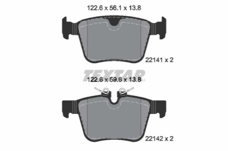 Гальмівні колодки TEXTAR 2214103