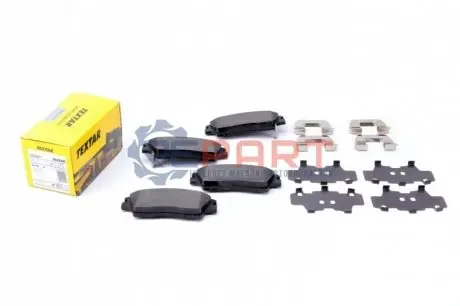 Комплект гальмівних колодок передн, HYUNDAI ELANTRA IV, TUCSON, TUCSON/SUV KIA SPORTAGE IV 1.6-2.4 01.06-05.23 TEXTAR 2232901 Купити в Україні