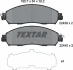 Фото Комплект гальмівних колодок передн, NISSAN NAVARA NP300 RENAULT ALASKAN 2.3D/2.5D 07.14 TEXTAR (2243901) зображення 2