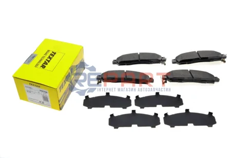 Комплект гальмівних колодок передн, NISSAN NAVARA NP300 RENAULT ALASKAN 2.3D/2.5D 07.14 TEXTAR 2243901 Купити в Україні