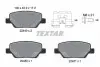 Комплект гальмівних колодок, дискове гальмо TEXTAR (2244901) зображення 1