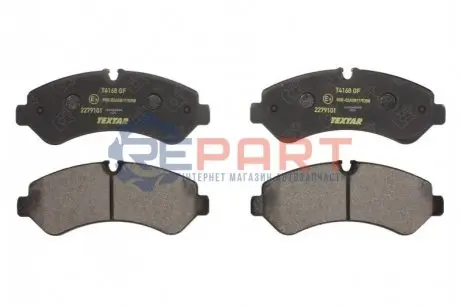 Комплект гальмівних колодок задн, MERCEDES SPRINTER 5-T (B907) 2.0D/2.2D/3.0D 02.18 TEXTAR 2279120504 Купити в Україні