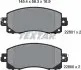 Фото Комплект гальмівних колодок передн, SUBARU CROSSTREK, FORESTER, IMPREZA, OUTBACK, XV 1.6-2.5 10.16 TEXTAR (2280001) зображення 2