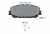 Колодки гальмівні (передні) Renault Scenic IV 17-/Megane IV 17-/Espace V 17- (Sumitomo) Q+ TEXTAR (2280301) зображення 8
