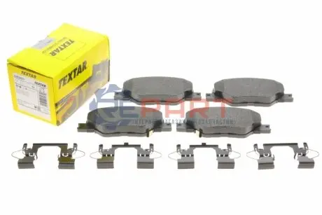 Комплект гальмівних колодок передн, OPEL INSIGNIA B, INSIGNIA B COUNTRY, INSIGNIA B GRAND SPORT 1.5-2.0D 03.17 TEXTAR 2283801