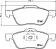 Комплект гальмівних колодок передн, NISSAN PRIMERA 2.0/2.0LPG 06.96-07.02 TEXTAR (2316001) зображення 1