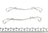 Комплект гальмівних колодок передн, RENAULT LAGUNA, LAGUNA II, LAGUNA III, MEGANE II, SCENIC II, TWINGO II, WIND 1.2-2.0D 03.01-12.15 TEXTAR (2321502) зображення 2