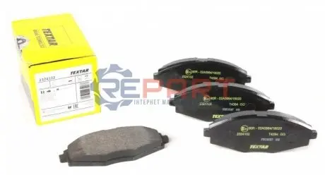 Колодки гальмівні (передні) Daewoo Lanos /Matiz 97- (Akebono) TEXTAR 2324102 Купити в Україні