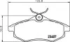 Комплект гальмівних колодок передн, CITROEN C2, C2 ENTERPRISE, C3 I 1.1-1.4LPG 02.02-09.12 TEXTAR (2340702) зображення 1