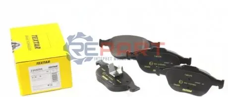Комплект гальмівних колодок передн, FORD FIESTA V, FOCUS I, TOURNEO CONNECT, TRANSIT CONNECT 1.4D-2.0 11.01-12.13 TEXTAR 2344004 Купити в Україні