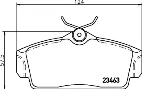 Тормозные колодки, дисковый тормоз.) TEXTAR 2346302