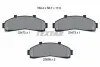 Комплект гальмівних колодок передн, FORD USA E, EXPLORER, F-250, F-350, RANGER 2.3-7.5 10.90-09.07 TEXTAR (2347201) зображення 1