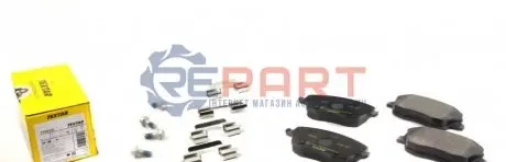 Комплект гальмівних колодок передн, SEAT CORDOBA, IBIZA III, IBIZA IV, IBIZA IV SC SKODA FABIA I, FABIA I PRAKTIK, FABIA II, ROOMSTER, ROOMSTER PRAKTIK VW POLO IV 1.2-2.0D 12.99 TEXTAR 2358101