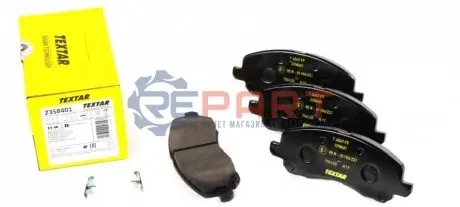 Фото Колодки гальмівні (передні) Mitsubishi Lancer 00- /Outlander 12- R16'' (Akebono) TEXTAR (2358401) зображення 1