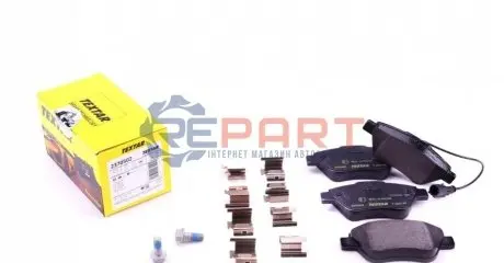 Комплект гальмівних колодок передн, ABARTH 500 / 595 / 695 ALFA ROMEO MITO FIAT 500, 500 C, BRAVO II, DOBLO, FIORINO, GRANDE PUNTO, IDEA, LINEA, PANDA, PUNTO, PUNTO EVO 0.9LPG-2.0D 03.01 TEXTAR 2370502 Купити в Україні