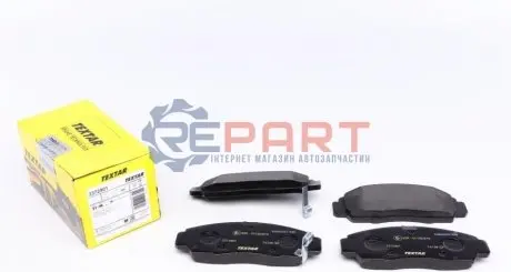 Комплект гальмівних колодок передн, ACURA RL, TL, TSX HONDA ACCORD IX, ACCORD VII, CIVIC IX, CIVIC VII, CIVIC VIII, CROSSROAD, LEGEND IV, STREAM 1.4-3.5 10.95 TEXTAR 2372901