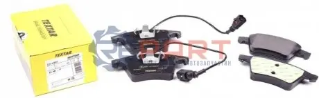 Комплект гальмівних колодок передн, VW TOUAREG 2.5D/3.0D 01.03-05.10 TEXTAR 2374901 Купити в Україні