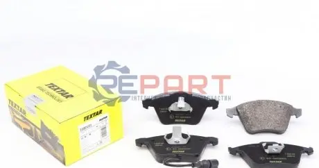 Комплект гальмівних колодок передн, AUDI A3 SKODA SUPERB II VW CC B7, EOS, GOLF V, PASSAT B6 1.4ALK-3.6 07.03-12.16 TEXTAR 2380101 Купити в Україні