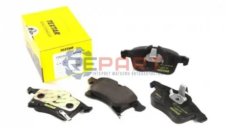 Комплект гальмівних колодок передн, CHEVROLET VIVA, ZAFIRA OPEL ASTRA G, ASTRA H, ASTRA H CLASSIC, ASTRA H GTC, COMBO, COMBO TOUR, CORSA C, CORSA D, MERIVA A, MERIVA B, ZAFIRA A 1.2-3.0D 09.97 TEXTAR 2383201 Купити в Україні