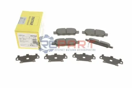 Фото 1 — Колодки гальмівні (задні) Renault Koleos/Nissan Juke/Qashqai/X-Trail/Suzuki 08- (Akebono) TEXTAR (2387101) Фото Колодки гальмівні (задні) Renault Koleos/Nissan Juke/Qashqai/X-Trail/Suzuki 08- (Akebono) TEXTAR (2387101) зображення 1