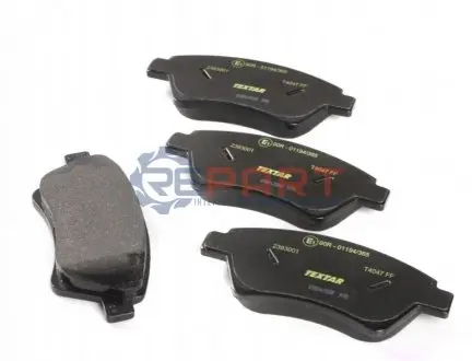 Комплект гальмівних колодок передн, RENAULT GRAND SCENIC II, KANGOO, KANGOO EXPRESS, MEGANE II, SCENIC II 1.4-2.0D 10.01 TEXTAR 2393001