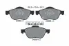 Комплект гальмівних колодок передн, TOYOTA AVENSIS, AVENSIS VERSO, COROLLA 1.4-2.0D 05.97-11.09 TEXTAR (2399601) зображення 1