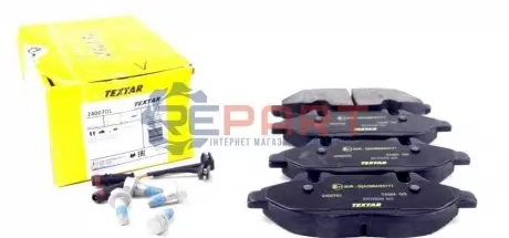 Комплект тормозных колодок TEXTAR 2400701 Купить в Украине