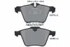 Комплект гальмівних колодок передн, JAGUAR S-TYPE II, XF I, XF SPORTBRAKE, XJ, XK II 2.0-5.0 11.01-12.19 TEXTAR (2407903) зображення 1