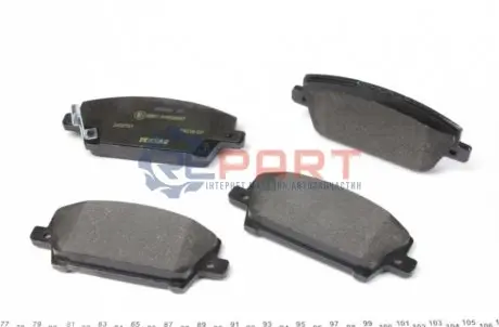 Комплект гальмівних колодок передн, HONDA CIVIC VIII 1.4-2.2D 09.05-05.13 TEXTAR 2408701