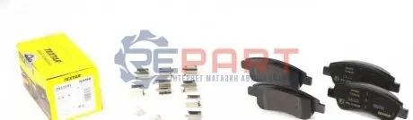 Комплект гальмівних колодок передн, DS DS 3 CITROEN BERLINGO, C2, C2 ENTERPRISE, C3 AIRCROSS I, C3 AIRCROSS II, C3 I, C3 II, C3 III, C3 PICASSO, C4, C4 CACTUS, C4 I 1.0-Electric 05.96 TEXTAR 2410101 Купити в Україні