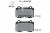 Комплект гальмівних колодок передн, SEAT LEON 1.8 02.02-06.06 TEXTAR (2414301) зображення 1