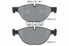 Комплект гальмівних колодок передн, BMW X5 (E70), X5 (F15, F85), X6 (E71, E72), X6 (F16, F86) 3.0-4.8 10.06-07.19 TEXTAR (2417201) зображення 2