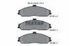 Комплект гальмівних колодок передн, CADILLAC XLR CHEVROLET CORVETTE, CORVETTE Z06 4.4-7.0 01.97-08.13 TEXTAR (2419401) зображення 1