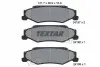 Комплект гальмівних колодок задн, CADILLAC XLR CHEVROLET CORVETTE 4.4-7.0 10.91-08.13 TEXTAR (2419701) зображення 1