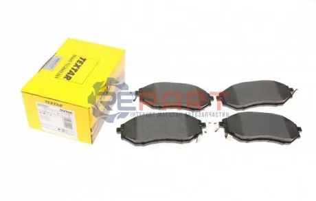 Комплект гальмівних колодок передн, SUBARU FORESTER, IMPREZA, LEGACY IV, LEGACY V, LEGACY VI, LEVORG, OUTBACK, TRIBECA, WRX 1.6-3.6 09.03 TEXTAR 2422201 Купити в Україні