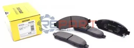 Комплект гальмівних колодок передн, NISSAN LEAF, NAVARA, NAVARA NP300, NV200, NV200 / EVALIA, PATHFINDER III, XTERRA 2.5D-Electric 01.05 TEXTAR 2422704 Купити в Україні