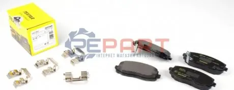 Комплект гальмівних колодок передн, HYUNDAI I10 I, I10 II KIA PICANTO I, PICANTO II 1.0-1.2LPG 04.04 TEXTAR 2427501