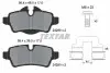 Фото Комплект гальмівних колодок задн, MINI (R56), (R57), (R58), (R59), CLUBMAN (R55), CLUBVAN (R55) 1.4-2.0D 09.06-06.15 TEXTAR (2428901) зображення 2