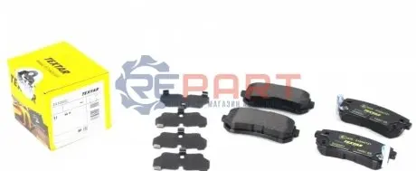 Комплект гальмівних колодок задн, HYUNDAI ACCENT III, ELANTRA IV KIA RIO II, SPORTAGE II 1.4-2.7 09.04-12.11 TEXTAR 2432001 Купити в Україні